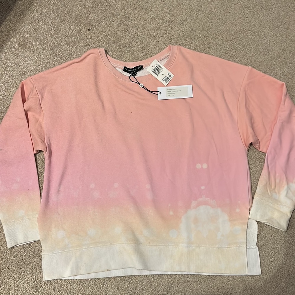 Generation love Nwt side slit sweatshirt